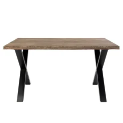 140x95 X-Fuß Esstisch & 4 Stühle - Turino (fünfteilig)^Wohnen Discount