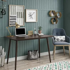 Wohnen 121x60cm Schreibtisch in Walnuss - Despelin