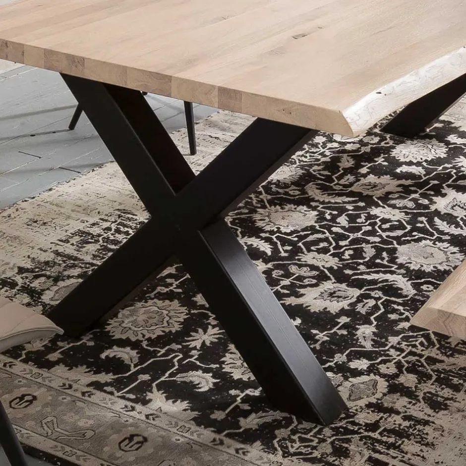 Wohnen X-Fuß Esstisch & Sitzbank - Tilveta (zweiteilig)