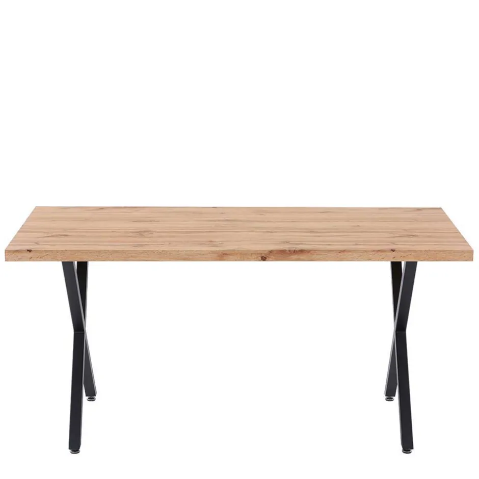 Wohnen X-Fuß Esstisch & Stühle Set - Cralega (fünfteilig)