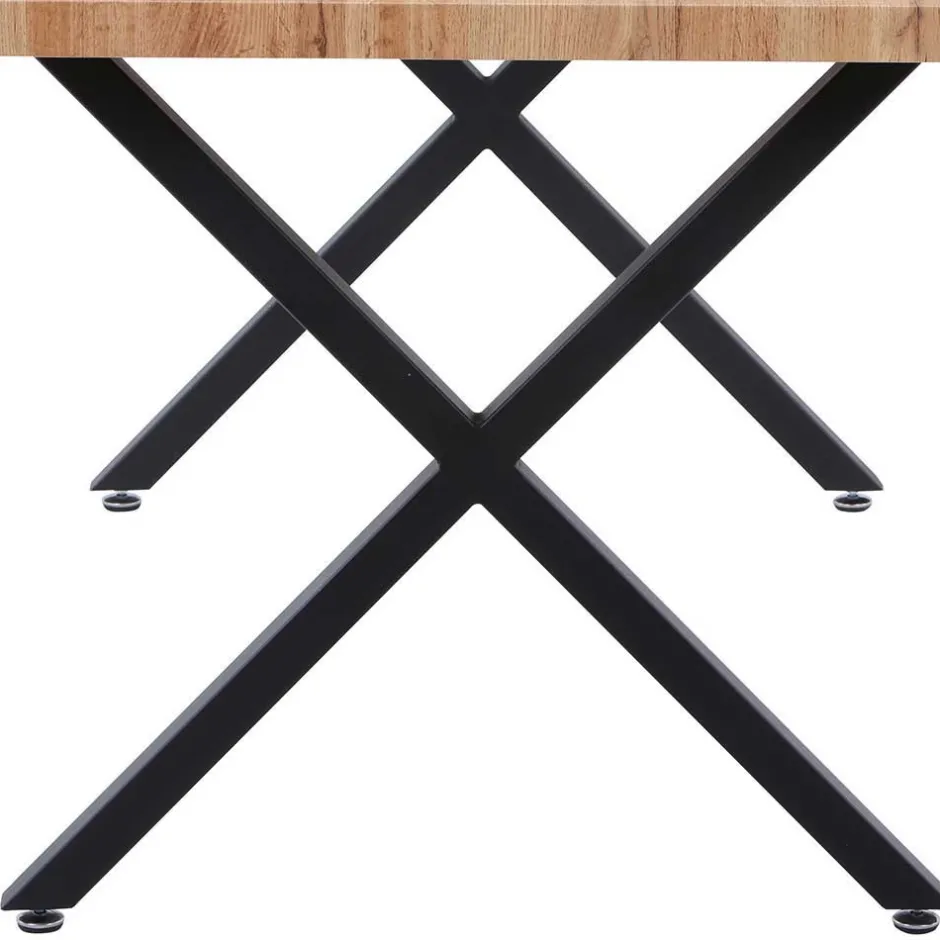 Wohnen X-Fuß Esstisch & Stühle Set - Cralega (fünfteilig)