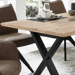 X-Fuß Tisch & Drehstühle Set - Niam (siebenteilig)^Wohnen New