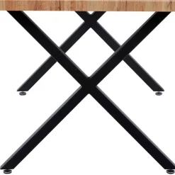 X-Fuß Tischgruppe mit Polsterstühlen - Fanita (fünfteilig)^Wohnen Clearance