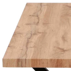 X-Fuß Tischgruppe mit Polsterstühlen - Fanita (fünfteilig)^Wohnen Clearance