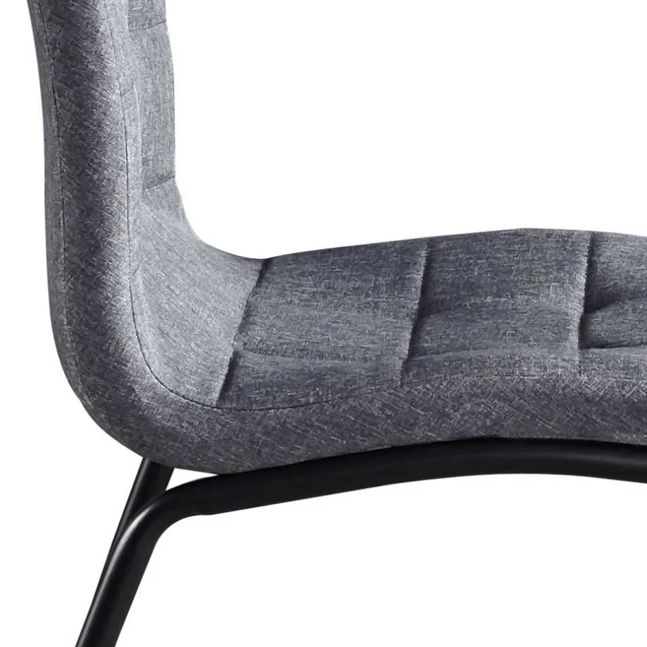 X-Fuß Tischgruppe mit Polsterstühlen - Fanita (fünfteilig)^Wohnen Clearance