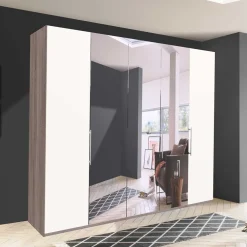 XL Kleiderschrank mit Spiegel - Tivierto^Wohnen Outlet