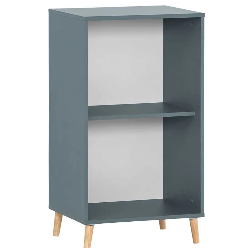 51x93x41 2 Fächer Büroregal in Petrol Blau - Baiamare^Wohnen Online