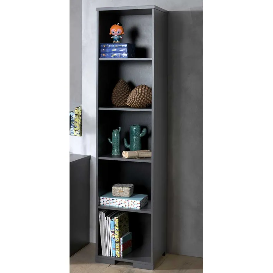 46x196x45 5 Fächer Regal in Anthrazit - Navlius^Wohnen Hot