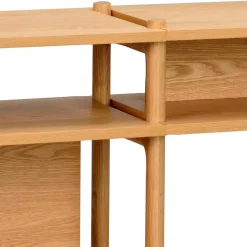 Wohnen 140x81x36 4 Fächer Regal in modernem Design - Ulapos