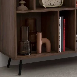 Wohnen 118x76x40 7 Fächer Regal mit Tür - Nuies