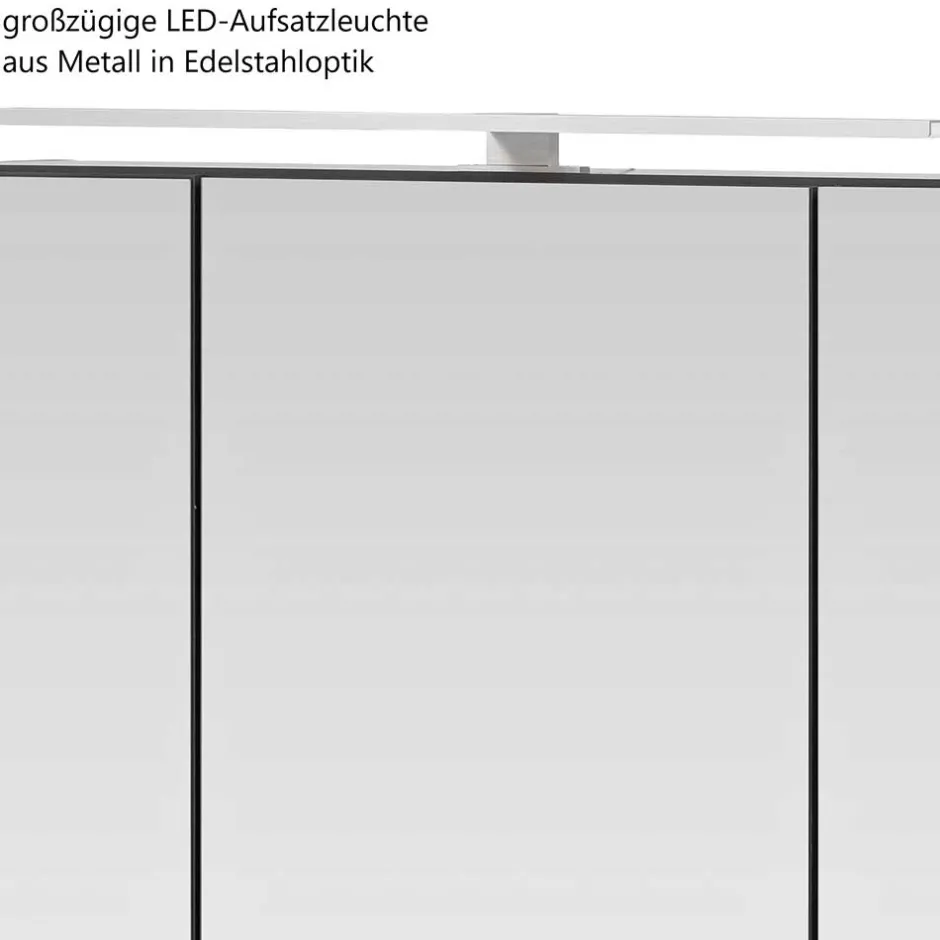 Wohnen 80x64x20 Bad Hängeschrank mit Spiegeltüren - Dastroz