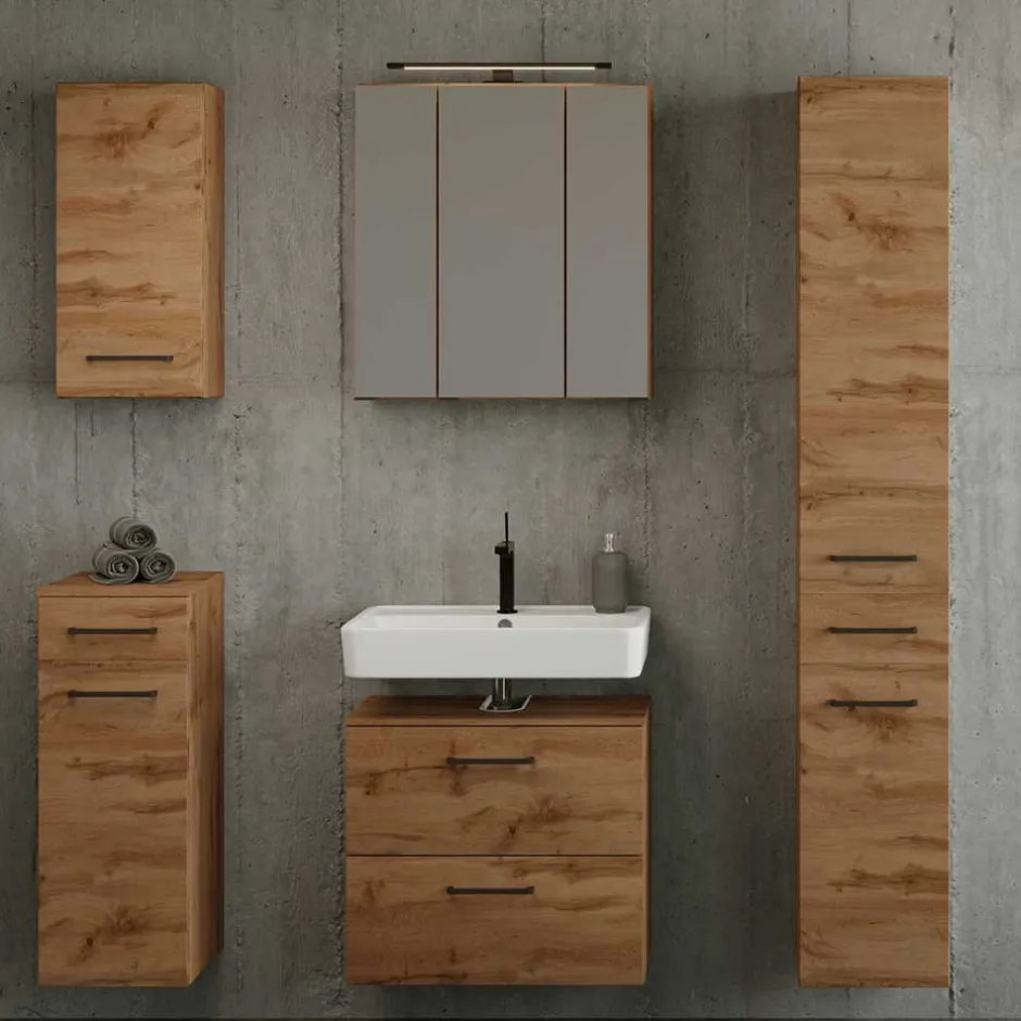 30x185x35 Bad Hochschrank stehend oder hängend - Arazony^Wohnen Hot