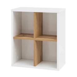 Wohnen 41x49x21 Bad Wandregal mit 4 Fächern - Utiona