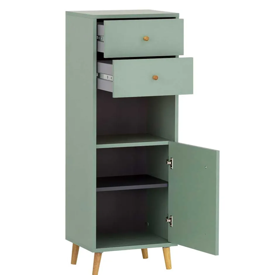 41x114x33 Badschrank im Skandinavischen Stil - Vereny^Wohnen Online