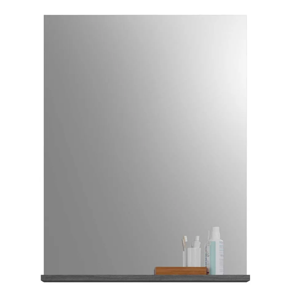 Wohnen 60x79x19 Badspiegel mit Ablage in Grau - Nancys