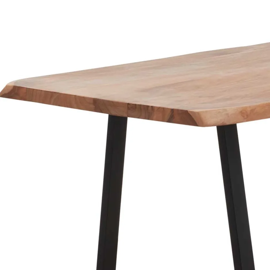 140x105x77 Bartisch aus Akazie Massivholz - Brisco^Wohnen Clearance