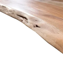 Wohnen 150x46x40 Baumkante Bank mit Bügelgestell - Beataz