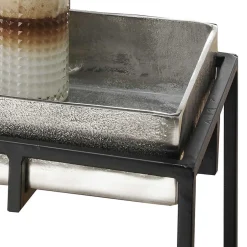 57x59x32 Beistelltisch mit hohem Rand - Bargas^Wohnen Clearance