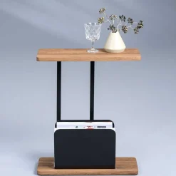 Wohnen 50x60x20 Beistelltisch mit Zeitungsständer - Gruskom