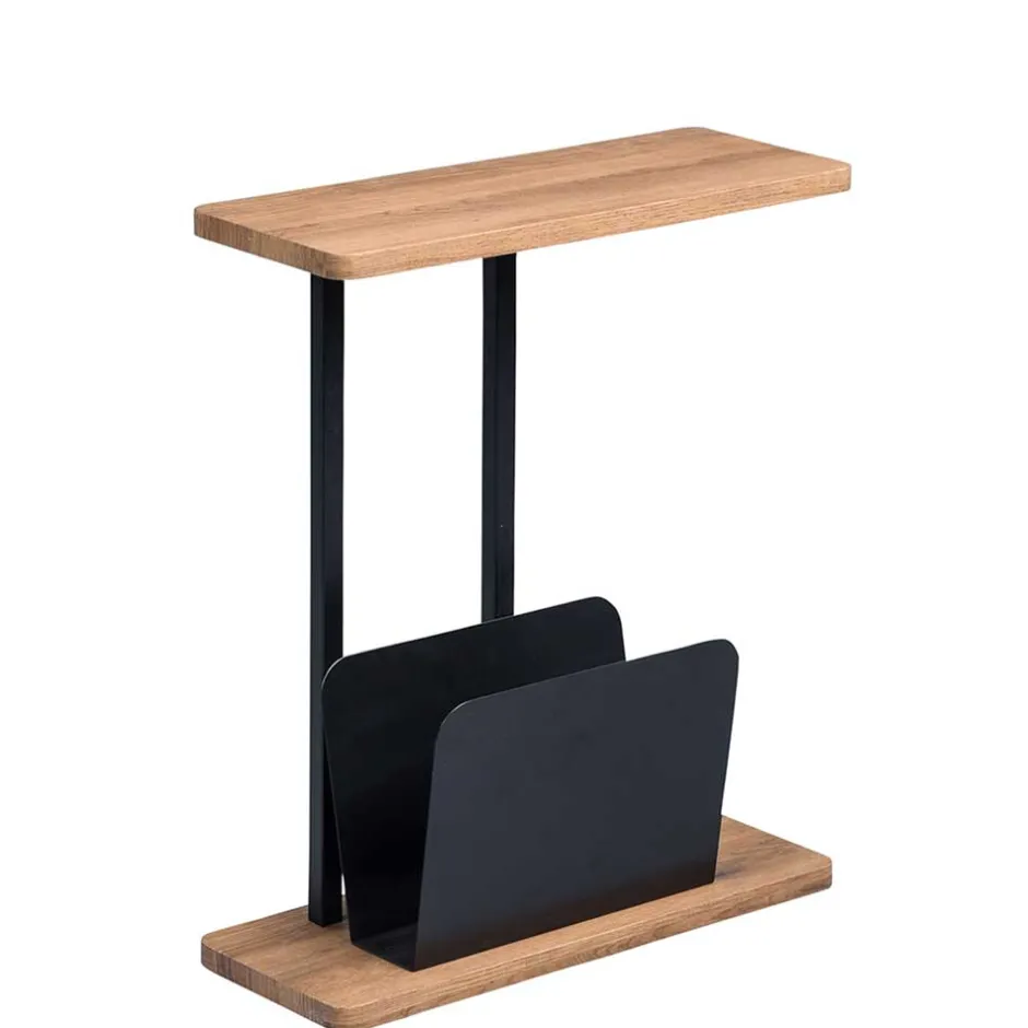 Wohnen 50x60x20 Beistelltisch mit Zeitungsständer - Gruskom