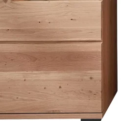 90x203x38 Beleuchtete Vitrine teilmassiv - Mattadore^Wohnen New