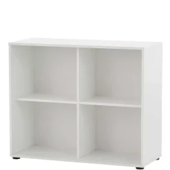 Wohnen 100x84x41 Büro Aktenregal in Weiß - Empire