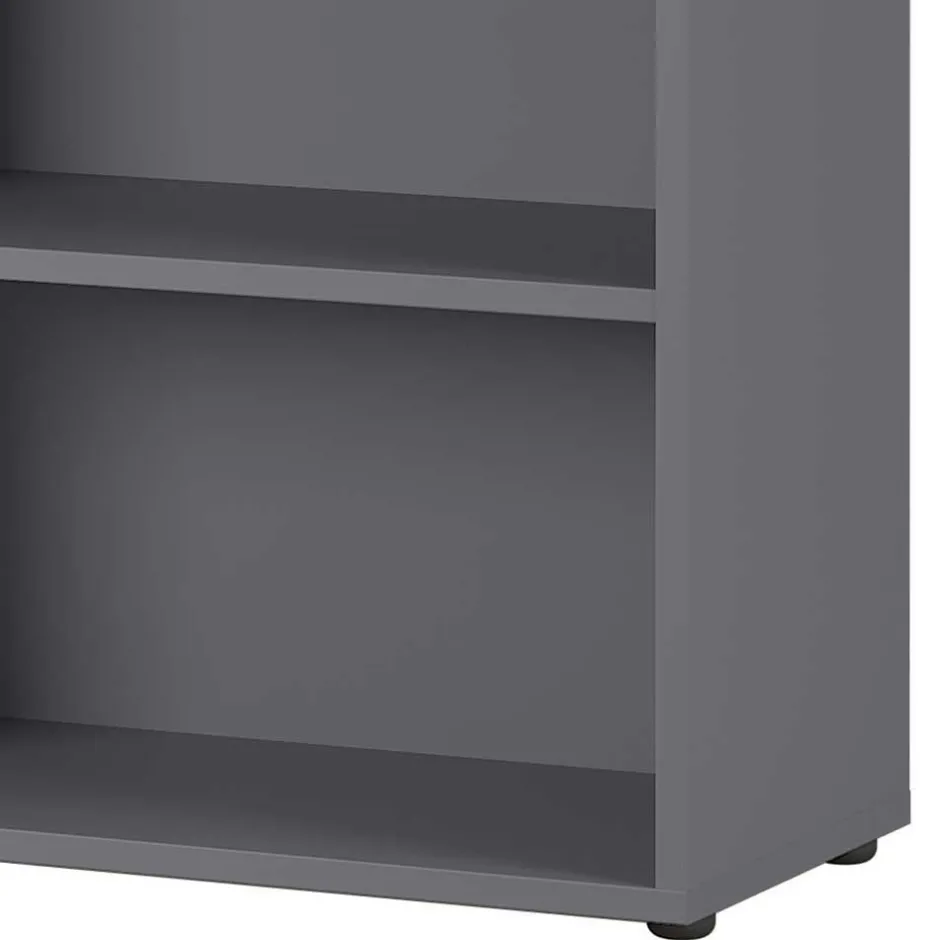 Wohnen 80x197x40 Büro Ordnerregal mit fünf Fächern - Ovgunia