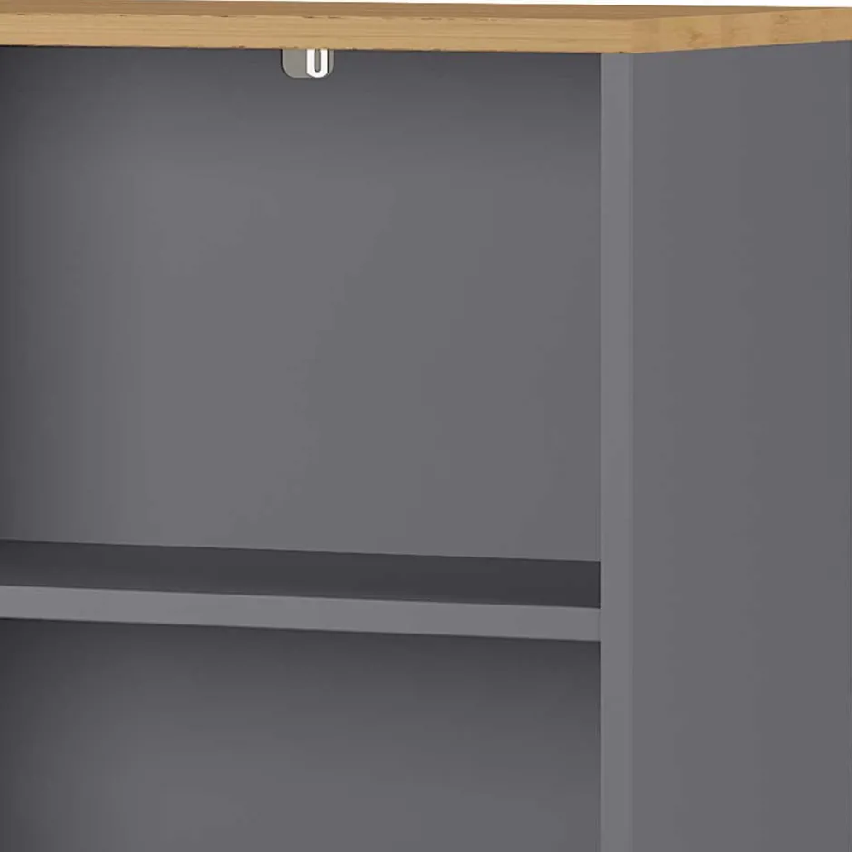 Wohnen 80x197x40 Büro Ordnerregal mit fünf Fächern - Ovgunia