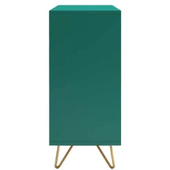 Wohnen 90x90x40 cm 4 Schubladen Kommode in Grün - Ricriava