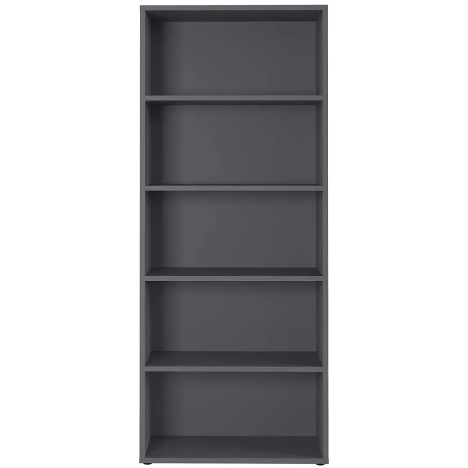 Wohnen 80x197x40 cm Aktenregal in Dunkelgrau - Noel