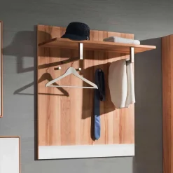 88x106x33 cm Garderobe aus Kernbuche - Mandrey^Wohnen New