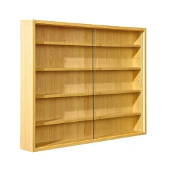 80x60x10 cm Hängevitrine Sammelvitrine 2-türig - Grands^Wohnen Clearance