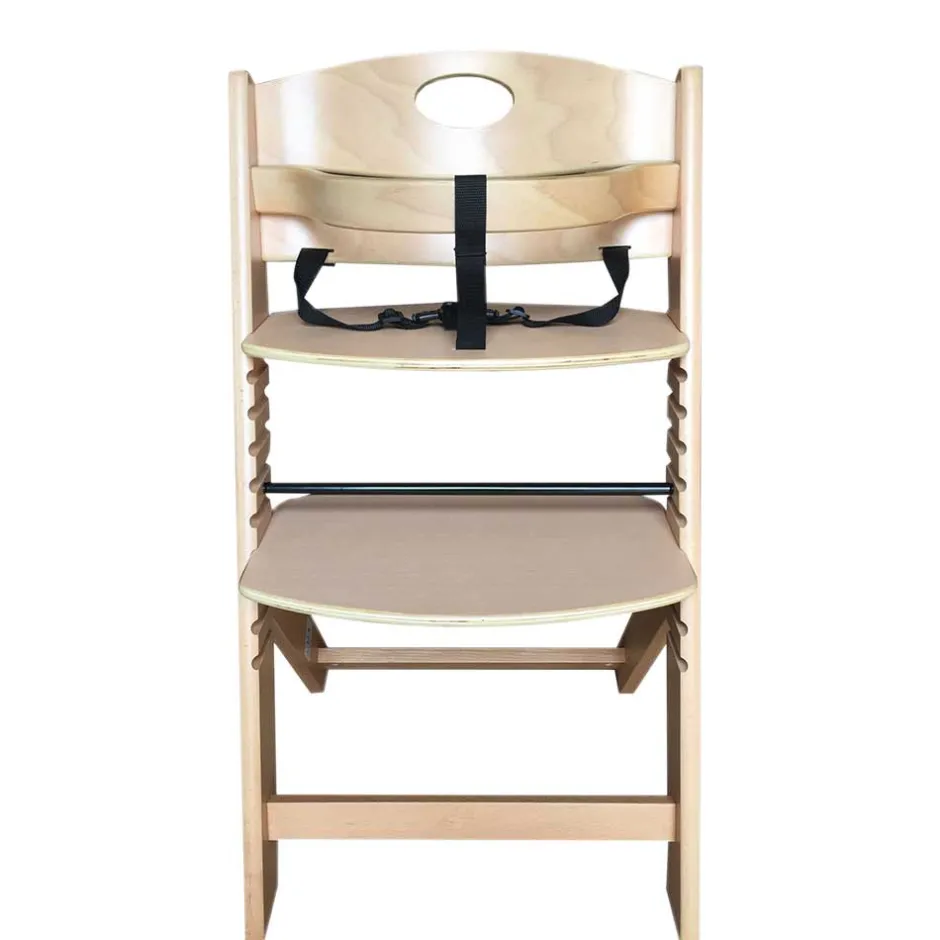 45x81x51 cm Kinder Hochstuhl aus massiver Buche - Bogor^Wohnen Online