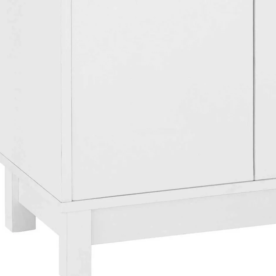 60x100x30 cm Kleiner Schrank in Weiß - 2-türig - Fenya^Wohnen Sale