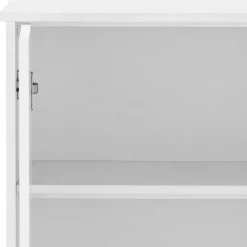 60x100x30 cm Kleiner Schrank in Weiß - 2-türig - Fenya^Wohnen Sale