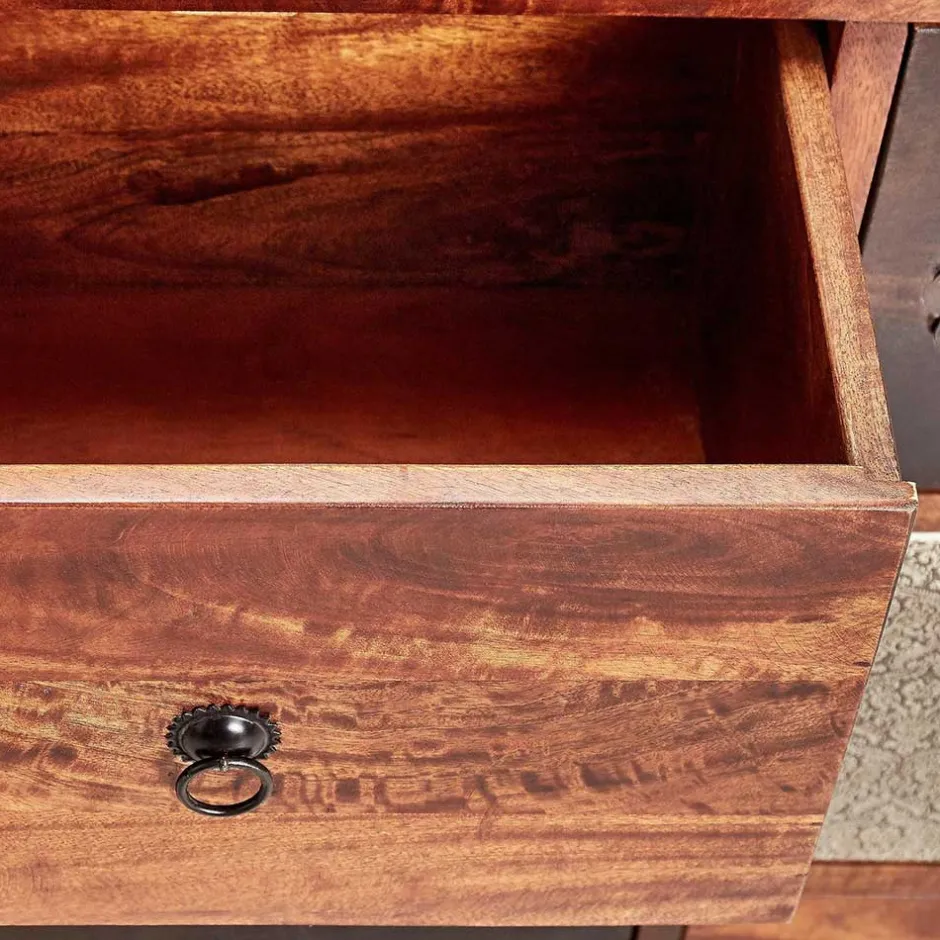 Wohnen 85x85x35 cm Kommode mit acht Schubladen - Welina