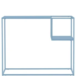 Wohnen 100x80x30 cm Konsolentisch in Blau Petrol - Filax