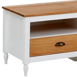Wohnen 160x45x45 cm Landhaus TV Board mit Metallgriffen - Xasimir