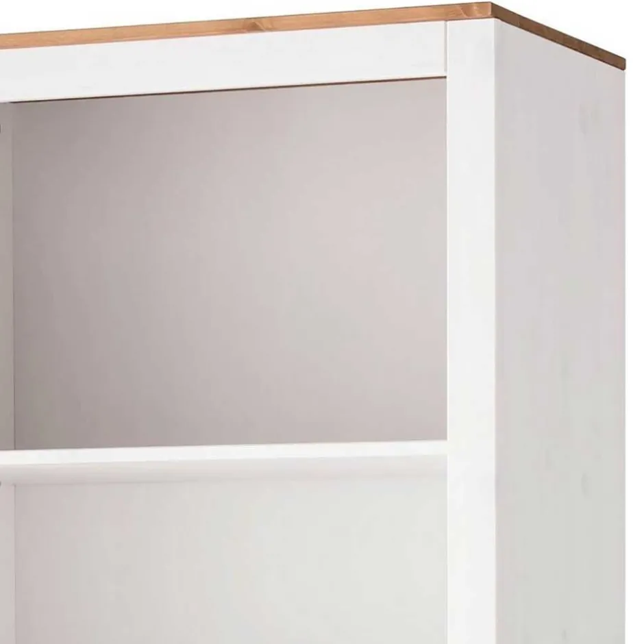 75x205x40 cm Landhausregal in Weiß - Canarius^Wohnen Sale