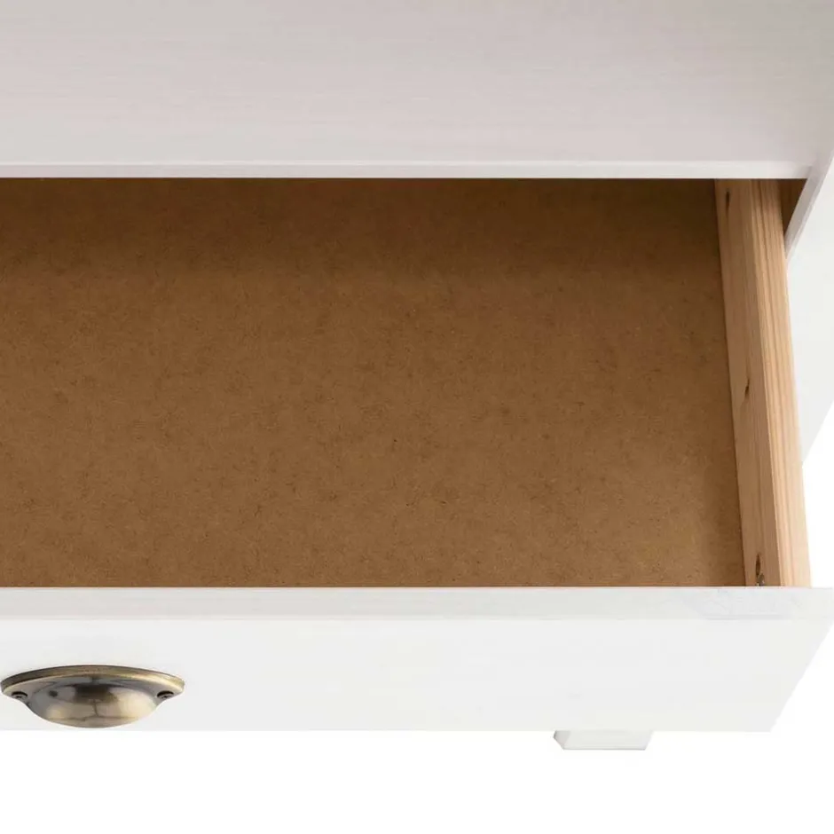 75x205x40 cm Landhausregal in Weiß - Canarius^Wohnen Sale