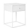 Wohnen 40x55x40 cm Nachttisch in Weiß - Vignola