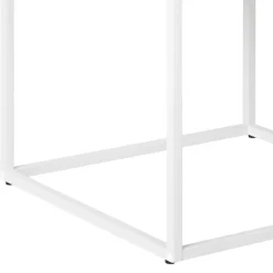 Wohnen 40x55x40 cm Nachttisch in Weiß - Vignola