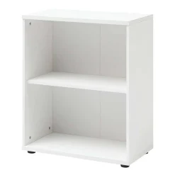 65x80x35 cm Ordnerregal mit zwei Fächern in Weiß - Radiassu^Wohnen Outlet