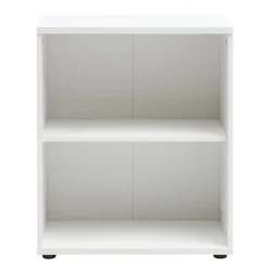 65x80x35 cm Ordnerregal mit zwei Fächern in Weiß - Radiassu^Wohnen Outlet
