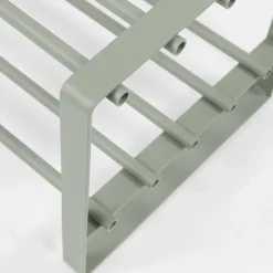 70x29x27 cm Schuhregal aus Stahl in Graugrün - Mion^Wohnen Outlet