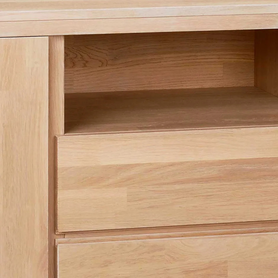 Wohnen 160x80x45 cm Sideboard aus Eichenholz - Neata