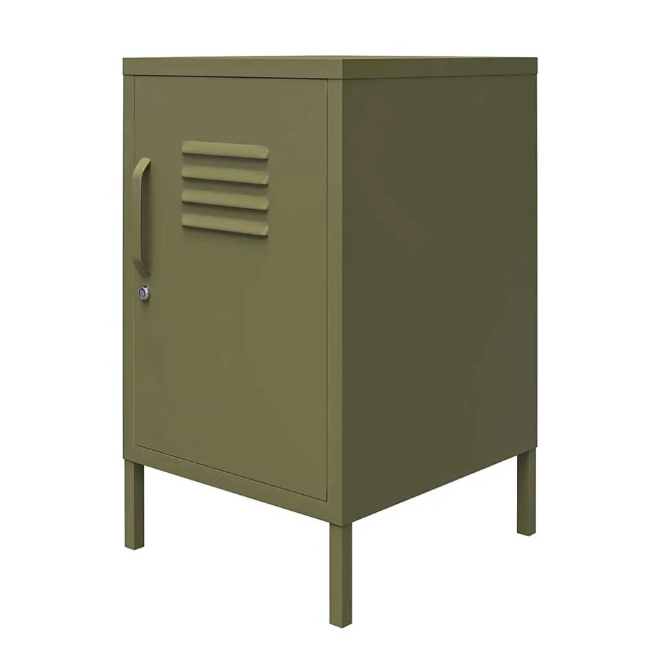 38x69x40 cm 1-türige Kommode in Oliv Grün - Austral^Wohnen Discount