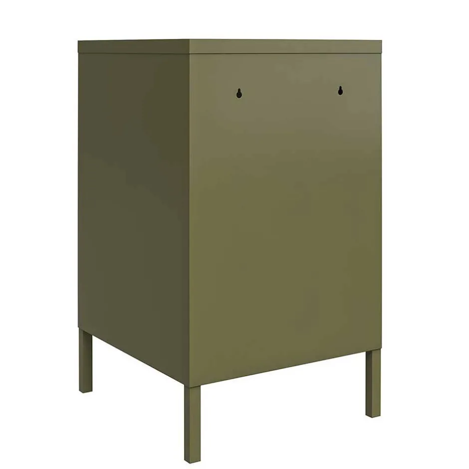 38x69x40 cm 1-türige Kommode in Oliv Grün - Austral^Wohnen Discount