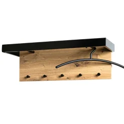 70x24x25 cm Wandgarderobe mit 5 Kleiderhaken - Zyaman^Wohnen Online