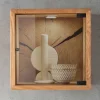 34x34x20 cm Wandvitrine in Wildeiche - Acapella^Wohnen New